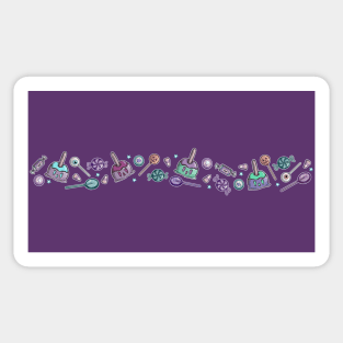 Trick-or-Treat Candy Border Sticker